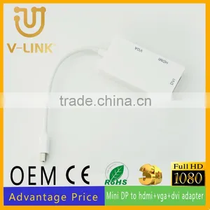 High Speed Mini dp to Hdmi Vga Converter With Audio Video Transmission thumbnail-1