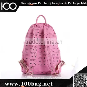 Factory Direct Sale Custom Women Washed PU Leather School Bag Vintage Washed Backpack thumbnail-4