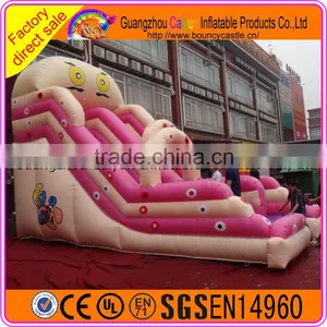 Pink Inflatable Dry Slide Funny Game Hot Sales thumbnail-4
