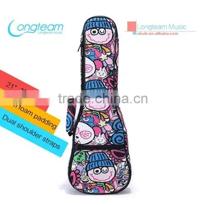 Wholesale Ukulele Bags With 10mm Foam for 21/23/26inch Hawaii Guitar thumbnail-1
