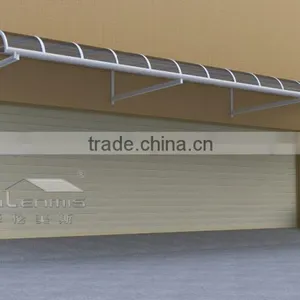 Latest Designs Waterproof Large Shade Polycarbonate Aluminum Window Awning thumbnail-3