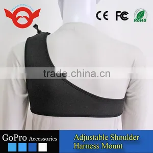 2016 Newest go Pro Camera Adjustable Shoulder Strap Mount for go Pro Hero Camera Xiaomi yi Camera thumbnail-3