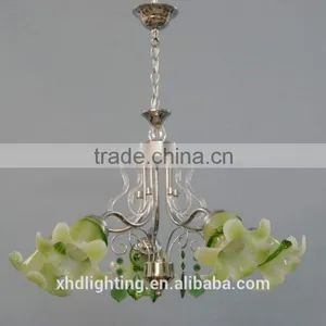 Green Retro Vintage Home Decor Flower Chandelier With China Export Factory thumbnail-3
