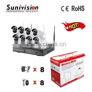 Factory 960p Wifi H.264 40m Infrared Distance ip Camera Nvr Wireless Kit thumbnail-4