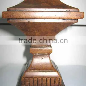 Bronze Flame Curtain Rod Finials Decorative Curtain Rods And Finials thumbnail-5
