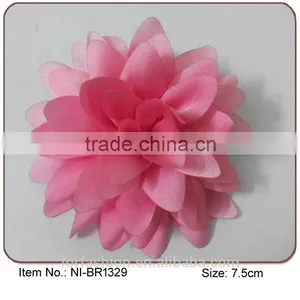 Silk Flower Fresh Cut Flower for Fashion Girl's Dress Artificial Flower Brooch Pin thumbnail-2