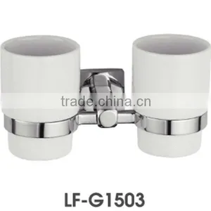 2013Made In China Luofa Bathroom Accessories Double Cup Tumbler Holder thumbnail-1