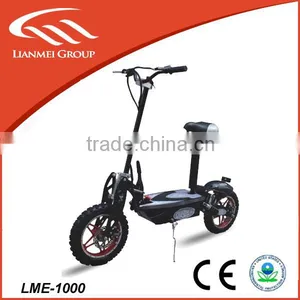 China Wholesale Foldable Big Wheel 1000W Scooter Electric Quality Choice thumbnail-2