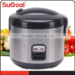 1.8L Stainless Steel Rice Cooker With Steam Tray thumbnail-2
