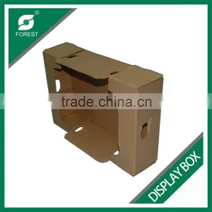 PLAIN DISPLAY BOXES CORRUGATED PACKING DISPLAY BOXES FOR FRUIT CARDBOARD PAPER RETAIL DISPLAY BOXES FOR VEGETABLES thumbnail-2