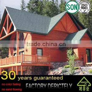 Factory High Quality Stone Chip Coated Colour Steel Roof/roofing Tile With Cheaper Price thumbnail-4