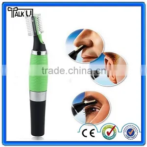 Multifuction 2 in 1 Pocket Size Travel Nose Hair Trimmer, Personal Care Stainless Steel Blade Ear and Facial Hair Trimmer thumbnail-1