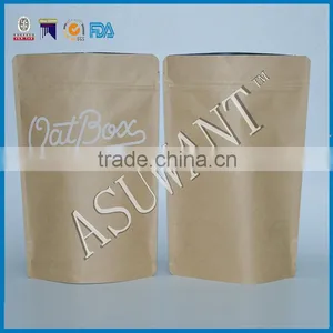 Zipper Paper Fruit Chips Bag Handles /sweet Bag Print Logo Make in China Shenzhen Factory thumbnail-1