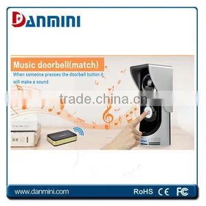 Danmini Motion Detect Alarm IR Night Vision Rain-proof Cover CE FCC ROHS Smart Video Doorbell / Video Camera Doorbell thumbnail-1