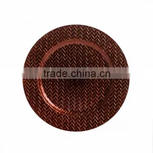 Designer Copper Charger Plate, Supplier of Copper Charger Plate, Bulk Charger Plate thumbnail-1