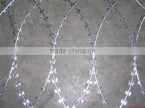 Anping Factory Direct Sale Galvanized Razor Barbed Wire thumbnail-2