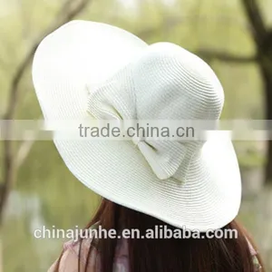 High Quality Hot Popular Hats Straw Hats With Bowknot thumbnail-3