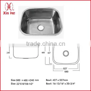 304 Hand Wash Stainless Steel Sink thumbnail-1
