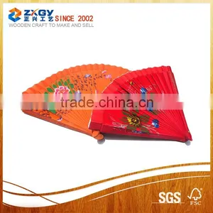 2015 New Products Wooden Handicrafts Wood Spanish Fan thumbnail-1