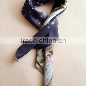 100% Silk Scarf With the Night Sky thumbnail-3