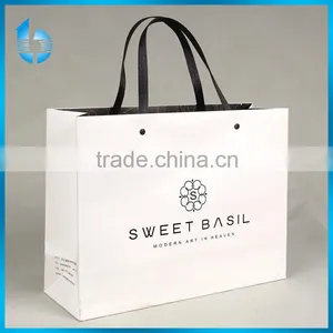Recyclable Medium Hand Length Handle Specialty Paper Bag for Shopping Packaging thumbnail-1