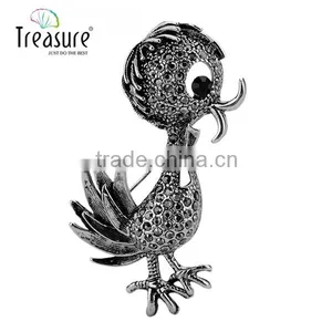 2015 New Products New Model With High Quality Duck Rhinestone Brooch for Vintage Jewelry thumbnail-5