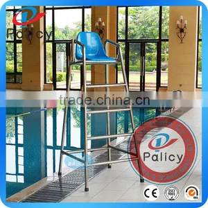 Guangzhou Factory Supply Stainless Steel Lifeguard Chair Luxurious Starting Platform Swimming Pool Handrail thumbnail-1
