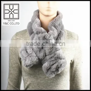 High-end Lady Elastic Fake Fur Scarf thumbnail-1
