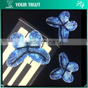 Decorative For Dress Sprakling Butterfly Sequin Applique Patch thumbnail-1