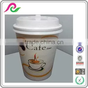 Custom Printed Single Wall PE Coffee Paper Cup Design With Lip thumbnail-1