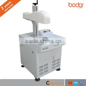 10W 20W 30W Fiber Laser Marking Machine for Mobile Phone Keypad Made in China thumbnail-1