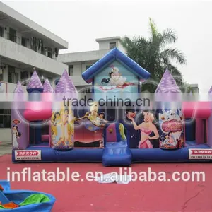 Factory Direct Sales Inflatable Obstacle Tunnel Game Funny City Fairy Tale Game thumbnail-1