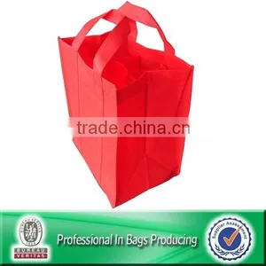 High Quality Custom Cheap Reusable 6 Bottle Wine Bag Bottle Bag thumbnail-1