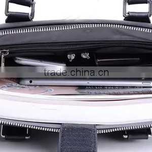 Hot Sale Fashion Men Briefcase Handbag Vintage High Quality Waterproof Single Shoulder Business Bag for Men thumbnail-4