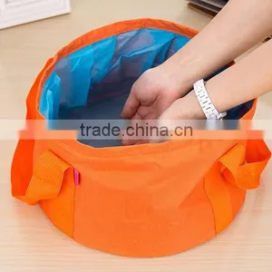 Foldable Wash Basin Footbath Sink Water Bag Outdoor Camping Hiking thumbnail-2