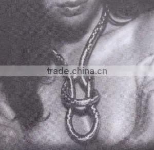 Stainless Steel Snake Necklace thumbnail-1