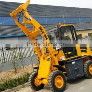 Manufactuer SZM 908 Mini Loader 4WD With CE Mini Wheel Loader thumbnail-3