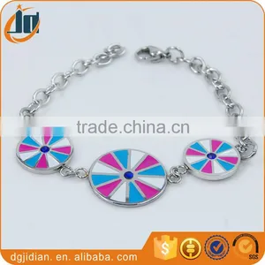 Brillant Enamel Stainless Steel Bangle ,Epoxy Bracelets Jewelry. thumbnail-3