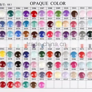 2015 LATEST !! LUCKY Highest Quality Flat Back Sew-on Acrylic Rhinestone Diamante Crack Color thumbnail-5