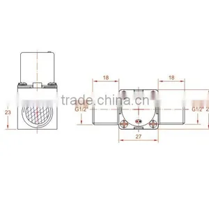 6V Pulse Sensor Auto Latching Water Bi Stabile Solenoid Valve thumbnail-4