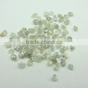 White, Gray Industrial Grade Rough Diamond Very Small Size thumbnail-2