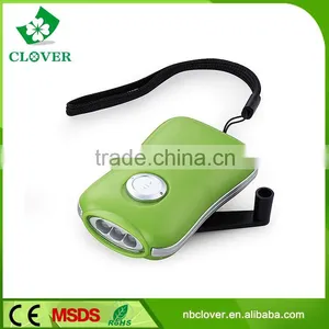 Cheap Price ABS 3 LED Hand Crank Emergency Dynamo Flashlight For Lighting thumbnail-4