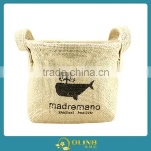 Cotton Fabric Creative Decorative Patterns Storage Bags thumbnail-3