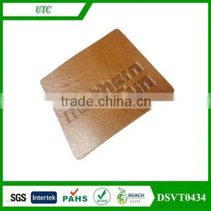 Jeans Metal pu Leather Patch Labels Jeans Leather Patch Labels thumbnail-1