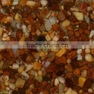 Natural Pebble River Stone Translucent Pebble Stone Panel thumbnail-1