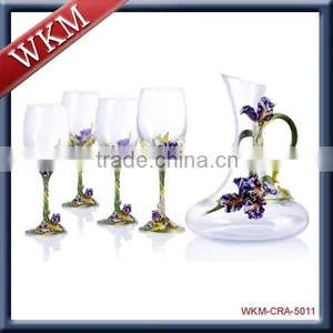Hot Sale Wedding Colored Glass Vase thumbnail-3