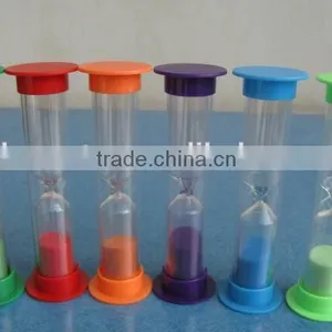 Could With Suck & Paper Cardboard Colorful Sets Pack 2 Minutes Glass Sand Timer thumbnail-3