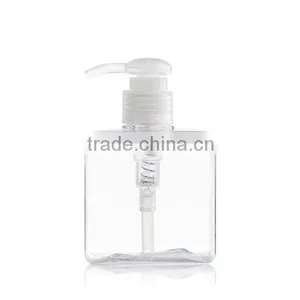 HDPE Square Round Plasic Empty Body Lotion Shampoo Bottle /Shower Bottle With Pump Dispenser Spray Cap thumbnail-2