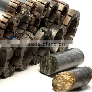 B N H P Wireline Natural Diamond Surface Set Core Bit For Broken Formation Rocks thumbnail-2