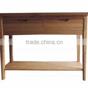 Oak Nature Color Wood Coffee Table thumbnail-4
